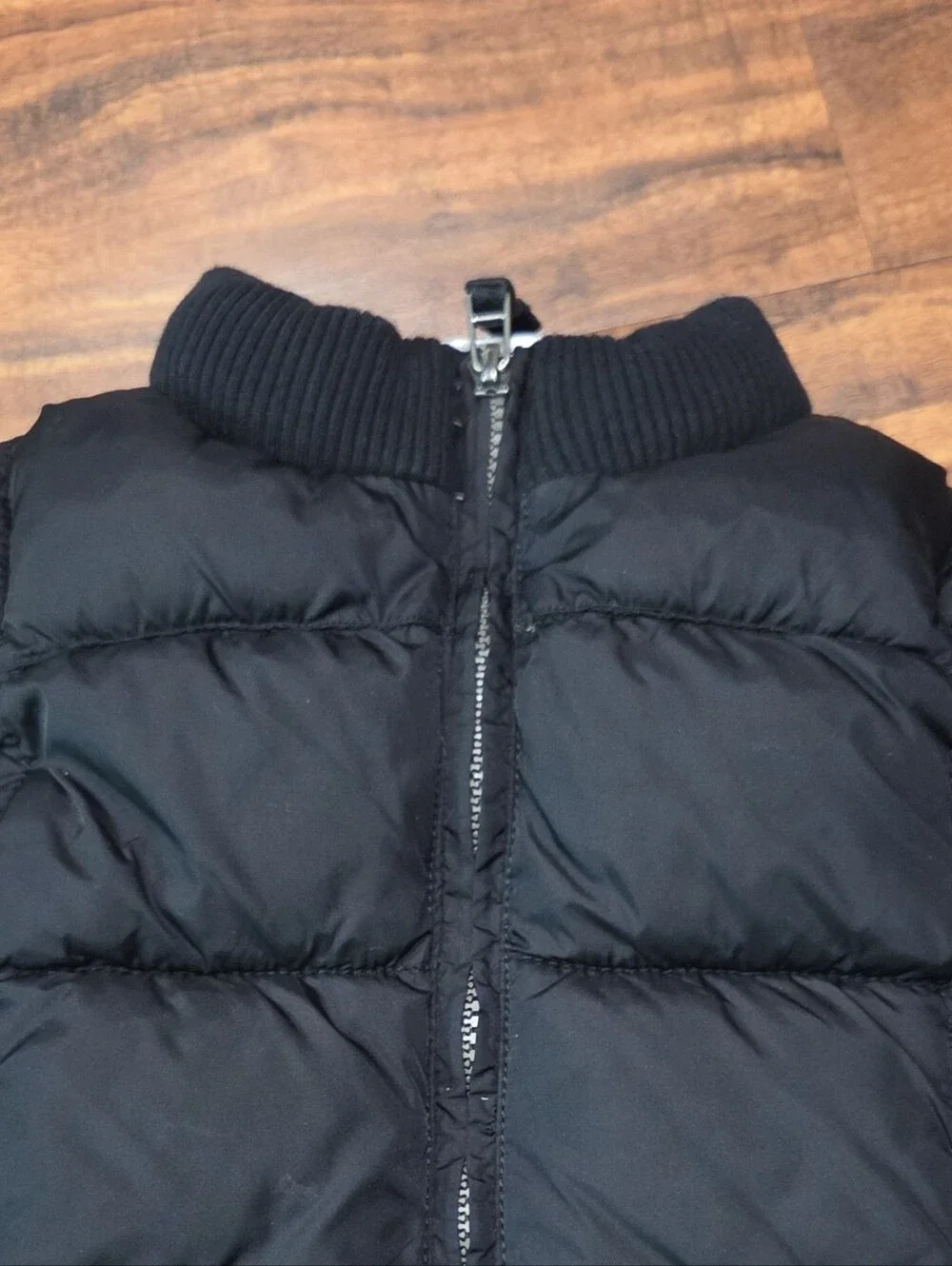 Gymboree EUC 6-12 Months Black Puffer Vest